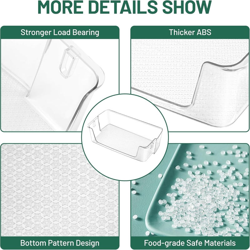 Fetechmate UPGRADED DA63-09775A DA97-20984A Refrigerator RIGHT Door Shelf Bin Fit for Sam-sung RF27T5201SG, RF27T5201SR, RF28T5001SR, RF28T5021SG Refrigerator Door Shelves By - 3 Year Free Replacement - Image 5